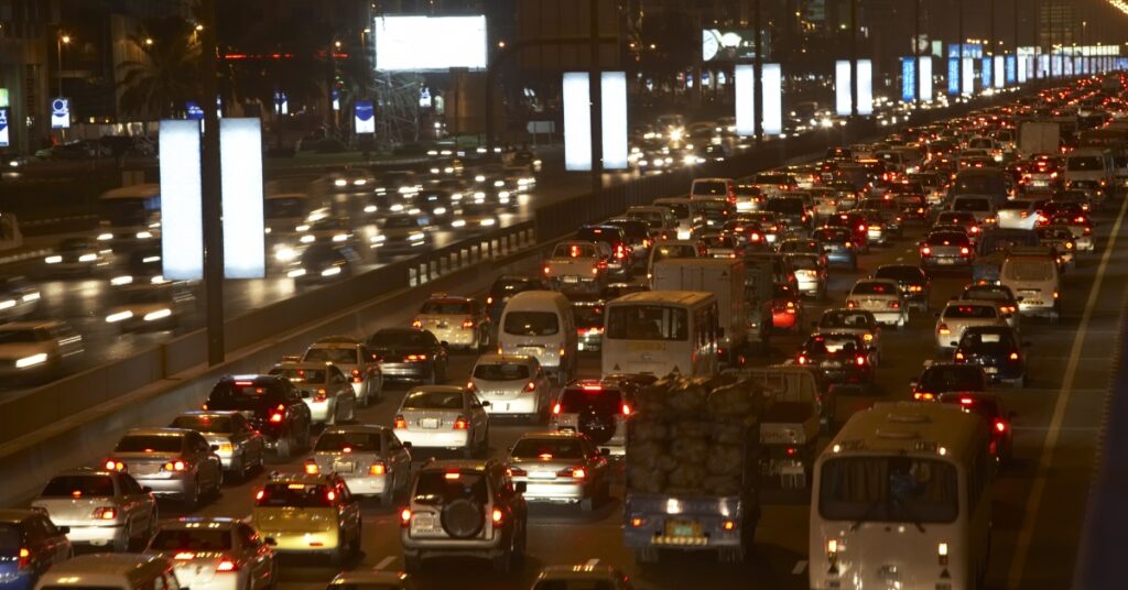 Traffic Jams in Dubai