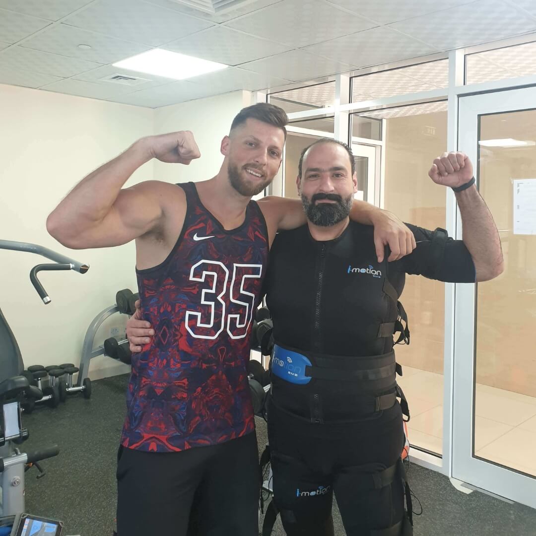 Client and Lazar just conducted an amazing ems workout