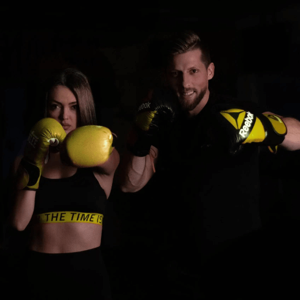 Boxing Personal Trainers On A photoshoot