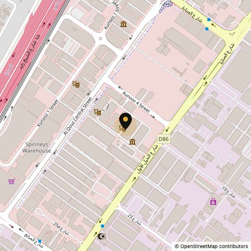 Map showing CRANK at Alserkal Avenue, Al Quoz, Dubai
